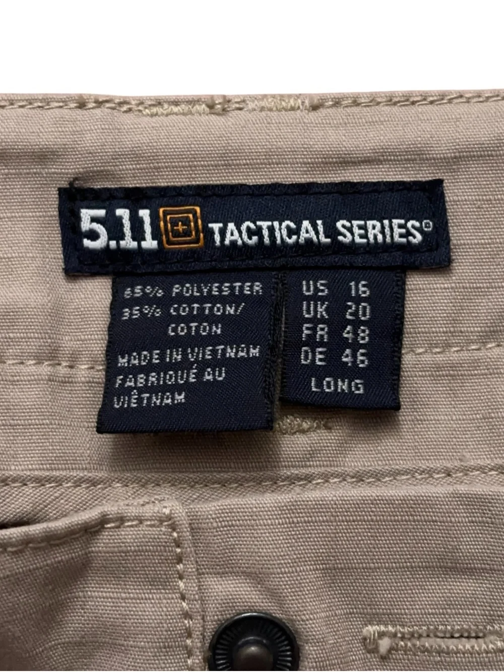 5.11 Tactical Stryke Pants Womens Size 16 Ripstop Uniform Cargo Pocket Beige